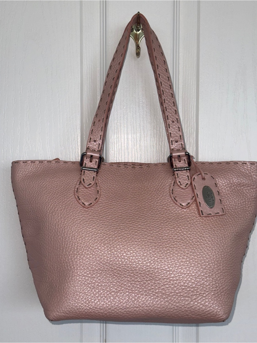 FENDI SELLERIA PINK TOTE #49-23-15567